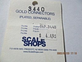 Scale Shops #3440 4 Pin Mini Connector All Scales image 2