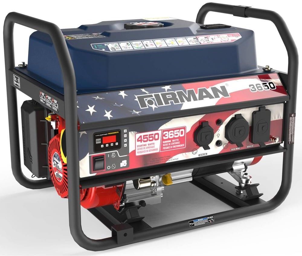 Firman Power Equipment Generator Portable 3650W Gasoline Power Auto
