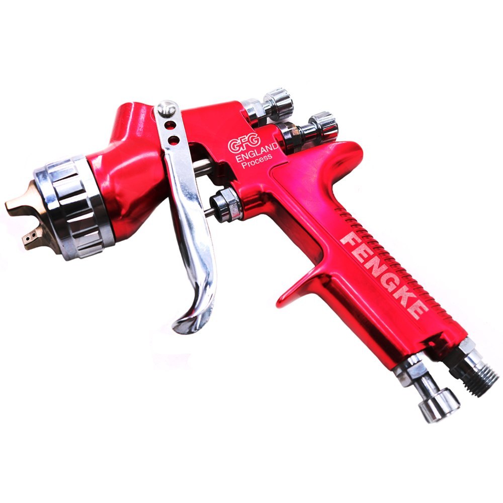 professional spray gun GFG red RP car paint gun 1.3mm automotive