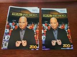 Deal or No Deal Authentic BOX ART &amp; MANUAL ONLY (Nintendo Wii, 2009) - N... - $4.90