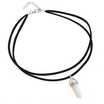17KM 9 Colors Geometric Black Leather Tattoo Choker Necklace for Women F... - $6.15