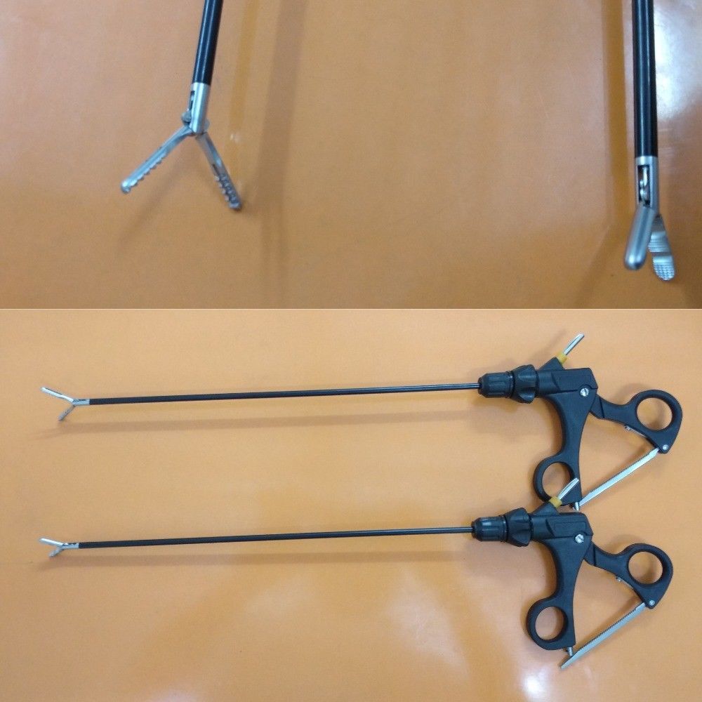 2Pc Laparoscopic Universal & Alligator Grasping Forceps 2Yrs Warranty