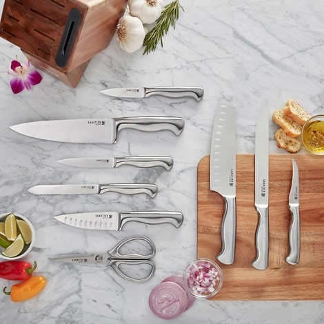 sabatier acacia knife set