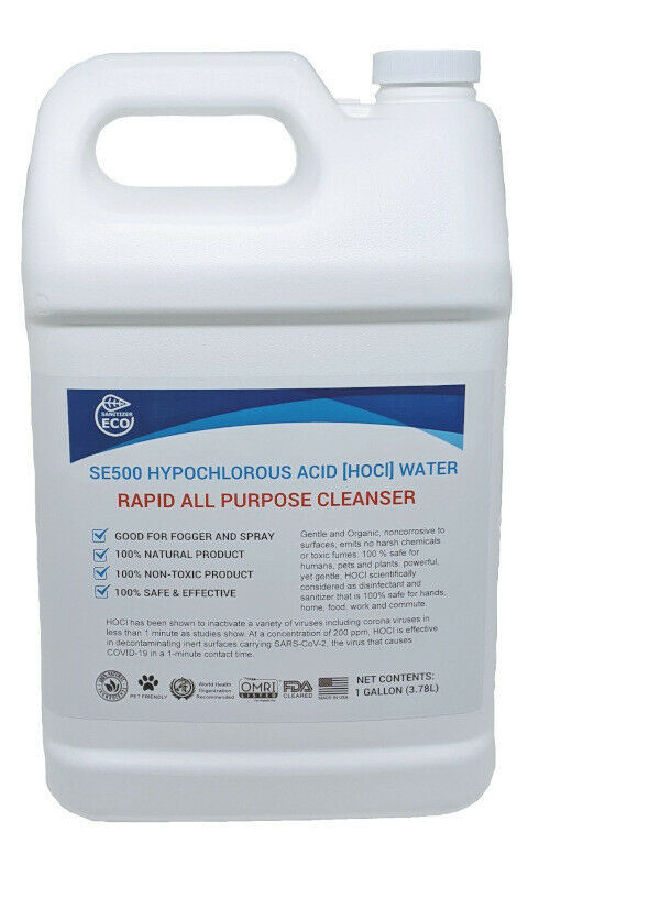 HOCL Hypochlorous Acid Spray Sanitizer Disinfectant Cleanser 100 Natural Cleaning Products