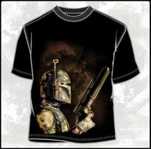 Star Wars Boba Fett The Bounty Hunter Figure Side View T-Shirt NEW UNWORN - $19.99