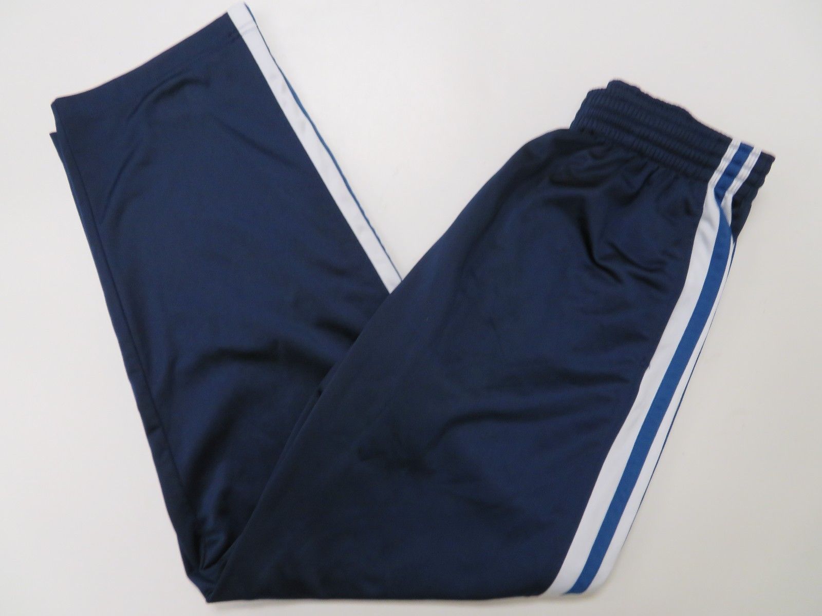 Nike Basketball Pants Mens Large Blue Ankle Zip Athletic Lounge Workout ...