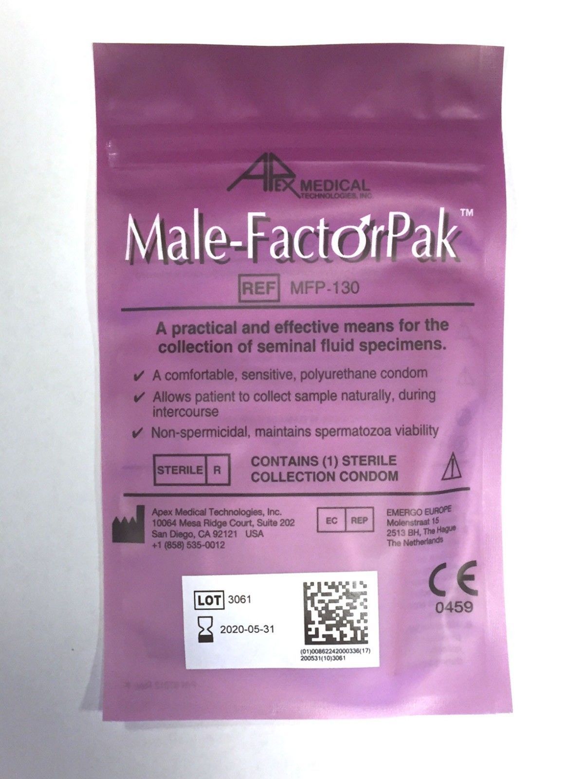 Primary image for Male-Factor Pak Condom Pack of 2