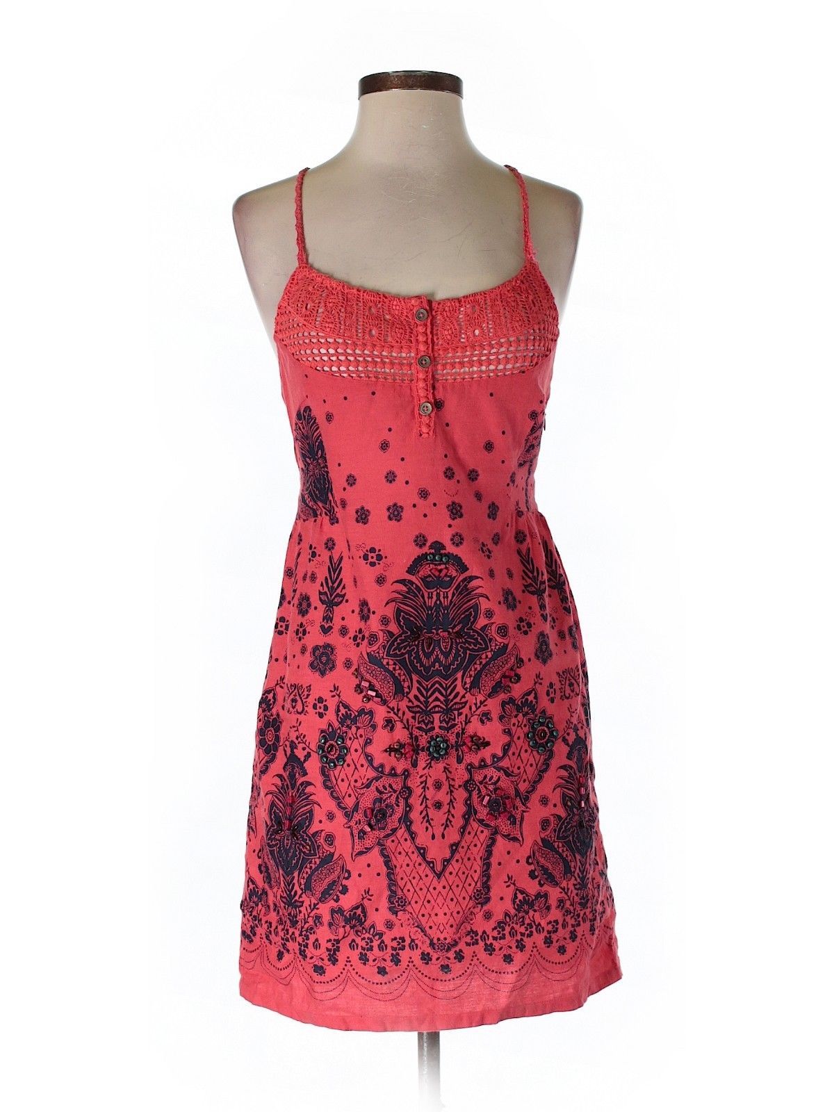 New Free People Long Sleeve Rubi Lace Mini Dress $128 M L Ivory