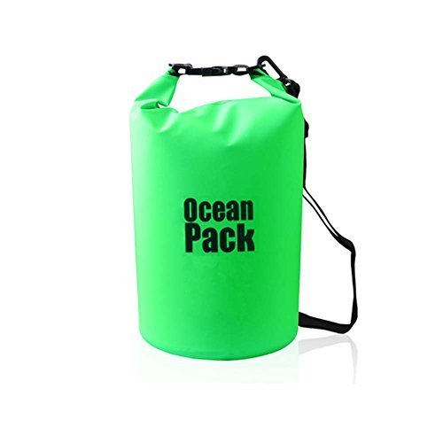 George Jimmy Waterproof Case Dry Bag Swimming Bag,Green 5L