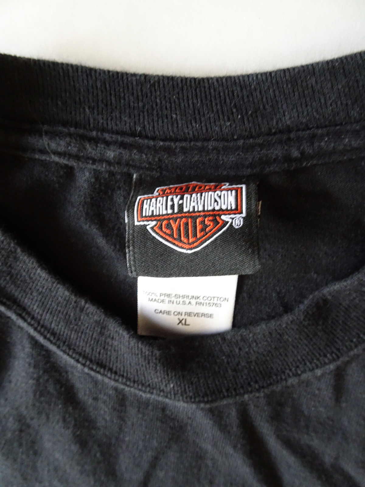 Harley-Davidson Motorcycle Men's S/S T-shirt X Large Black-Hartford WI ...