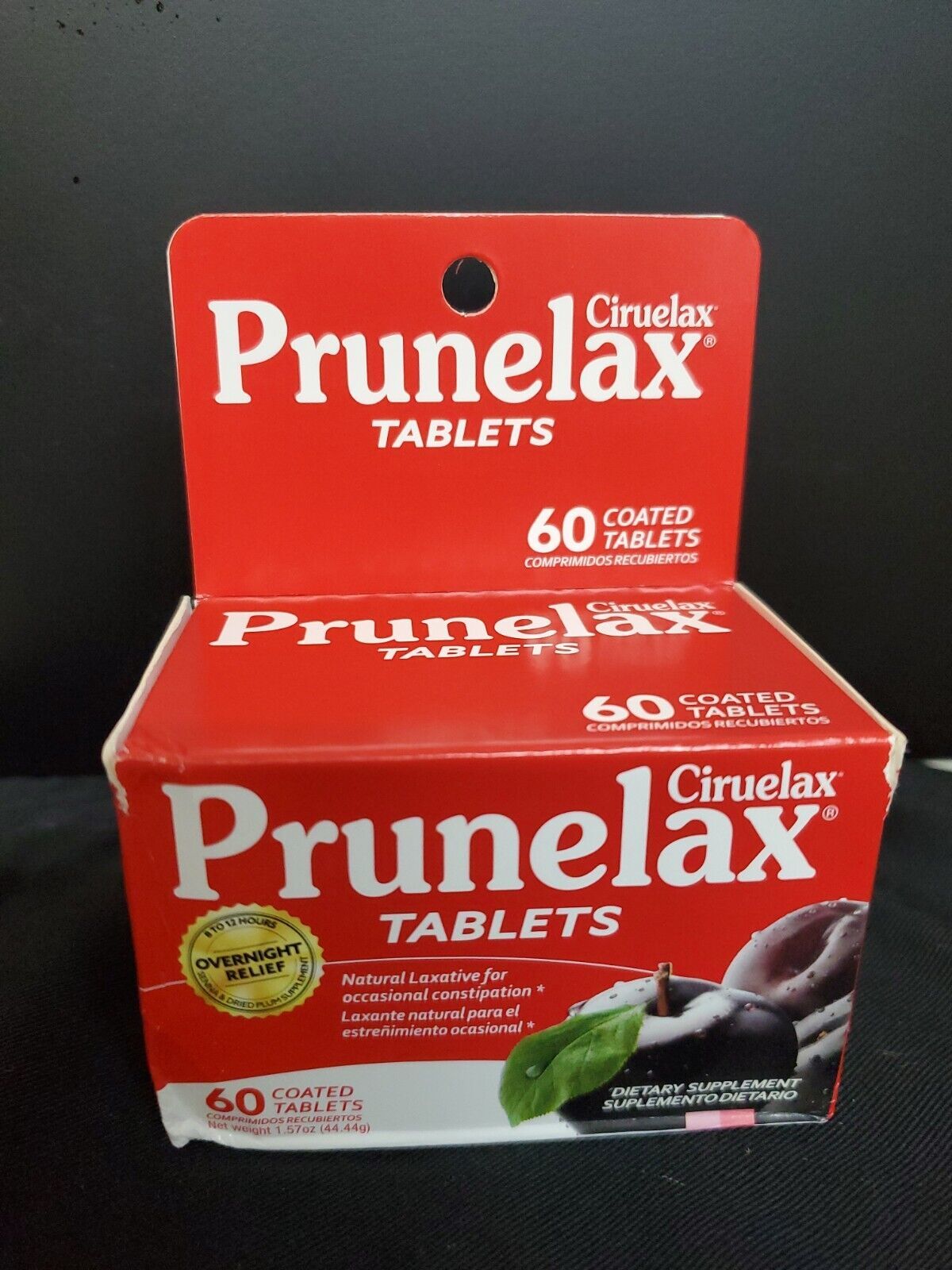 Prunelax Ciruelax Natural Laxative Supplement Tablets Senna and Dried