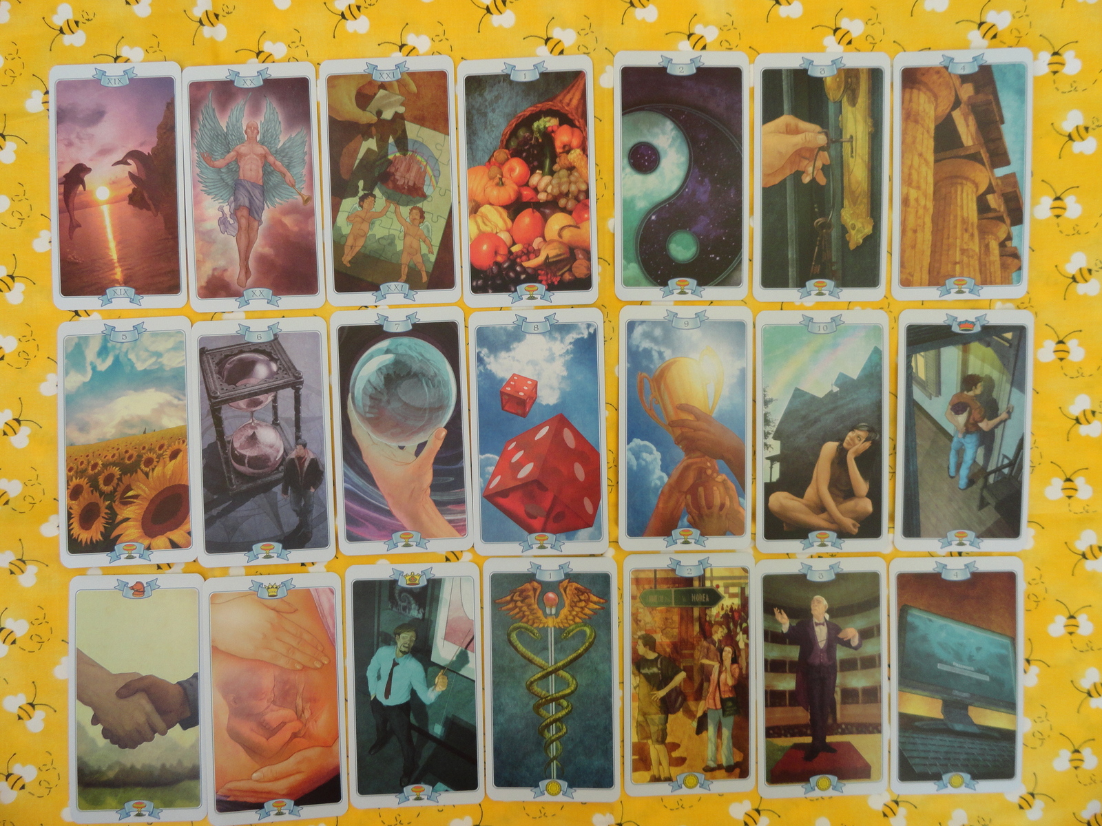 Law of Attraction 78 Tarot Deck Lo Scarabeo Comtemporary Illustrations