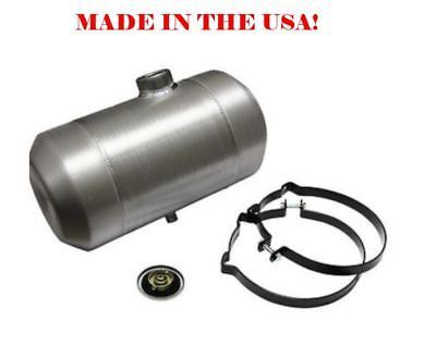 2.5 Gallon 8X12 Center Fill Round Spun Aluminum Fuel Tank Tractor Pull 3//8 NPT