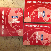 2011 Ford Mustang Gt Cobra Mach Service Shop Repair Manual Set Brand New 2011 - $249.95