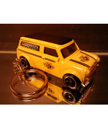 Yellow 1964 Austin Mini Van Key Chain Ring - $13.67