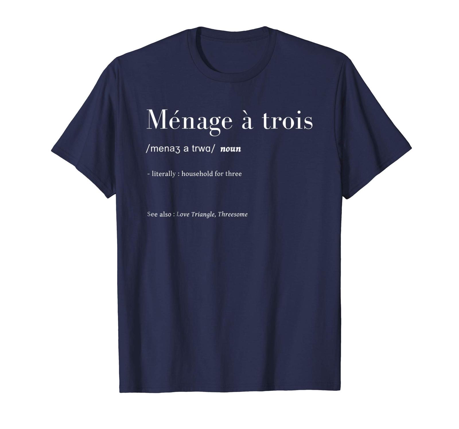 Teacher Style - French Dictionary Definition Tee - Menage a trois Men ...