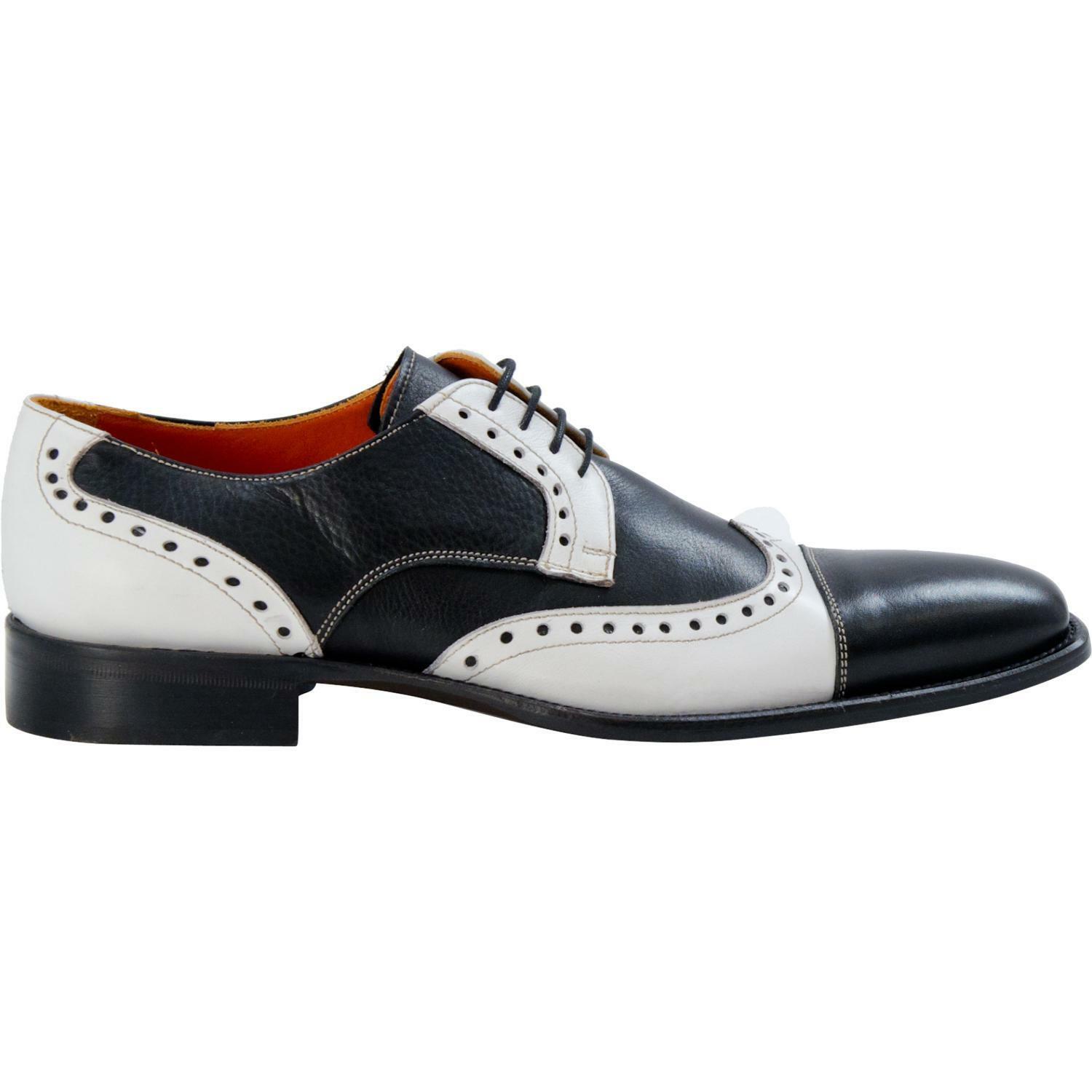 black and white two tone shoes