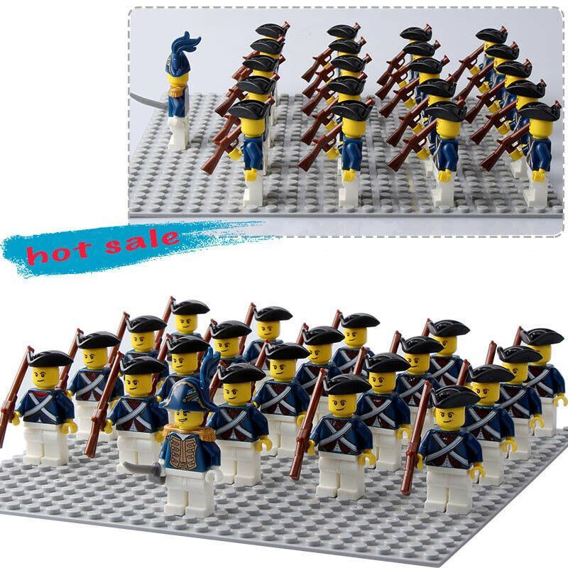 21Pcs/set Britain Navy Army Soldiers - American Civil War Lego ...