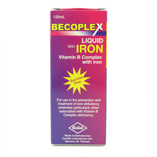 Becomplex Liquid Multivitamin Syrup with Iron