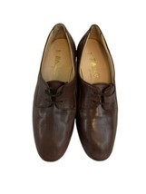 Vintage Never Used Bally Men Brown Leather Shoes Sz 8 Made in Switzerland image 1