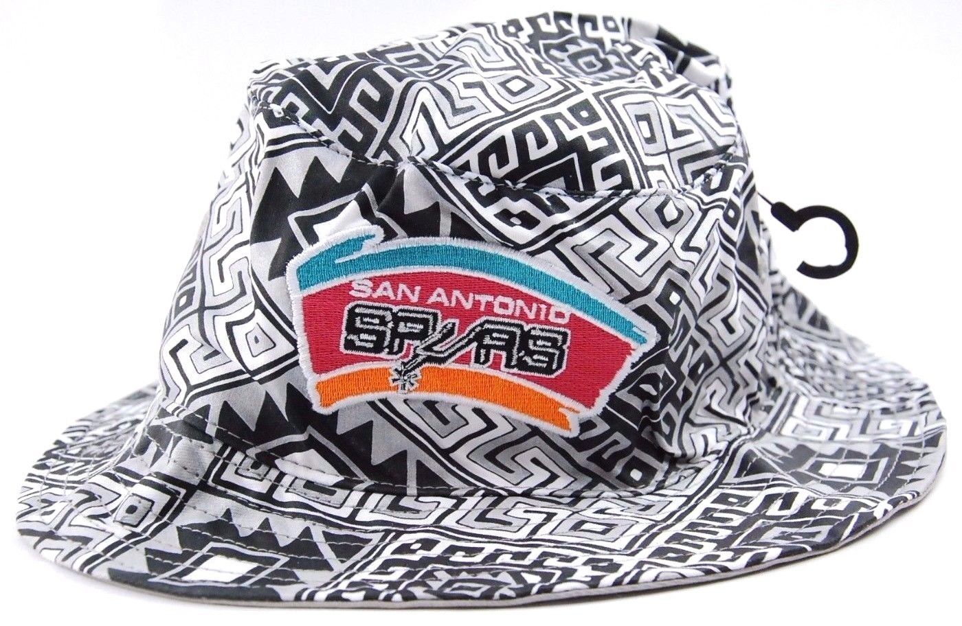 San Antonio Spurs 47 Brand HWC NBA Basketball Logo Emmer Bucket Style Cap Hat