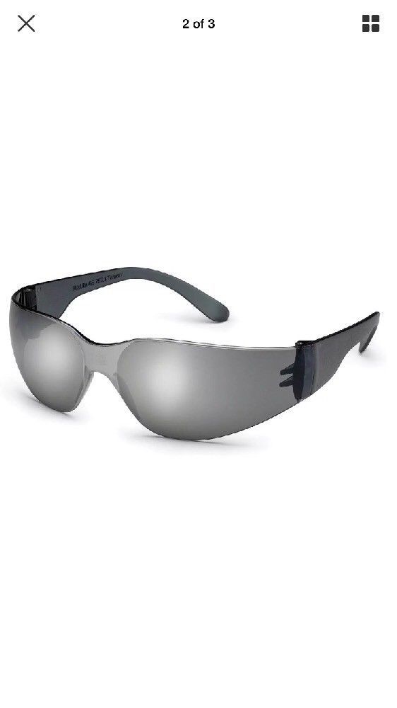 3m Original Virtua Silver Mirror Sun Safety Shooting Glasses Z87u6 L3 Ships N24 Glasses And Goggles 6986