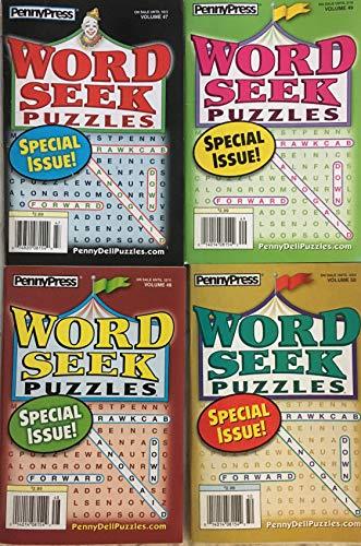 Lot of 4 Penny Press Word Seek Puzzles Special Issue Search Circle ...