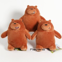 Rtoon we bare bears grizzly panda ice bear koala nom nom kawaii plush toys soft stuffed thumb200