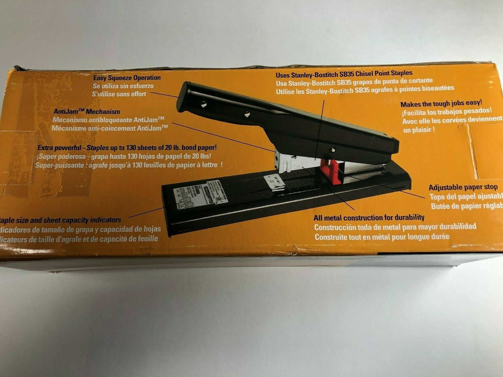 Stanley Bostitch B310HDS Heavy Duty Paper Stapler Up To 130 Sheets