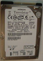 HTS541080G9AT00 Hitachi 80GB IDE 2.5" 9.5MM Hard Drive Tested Our Drives Work