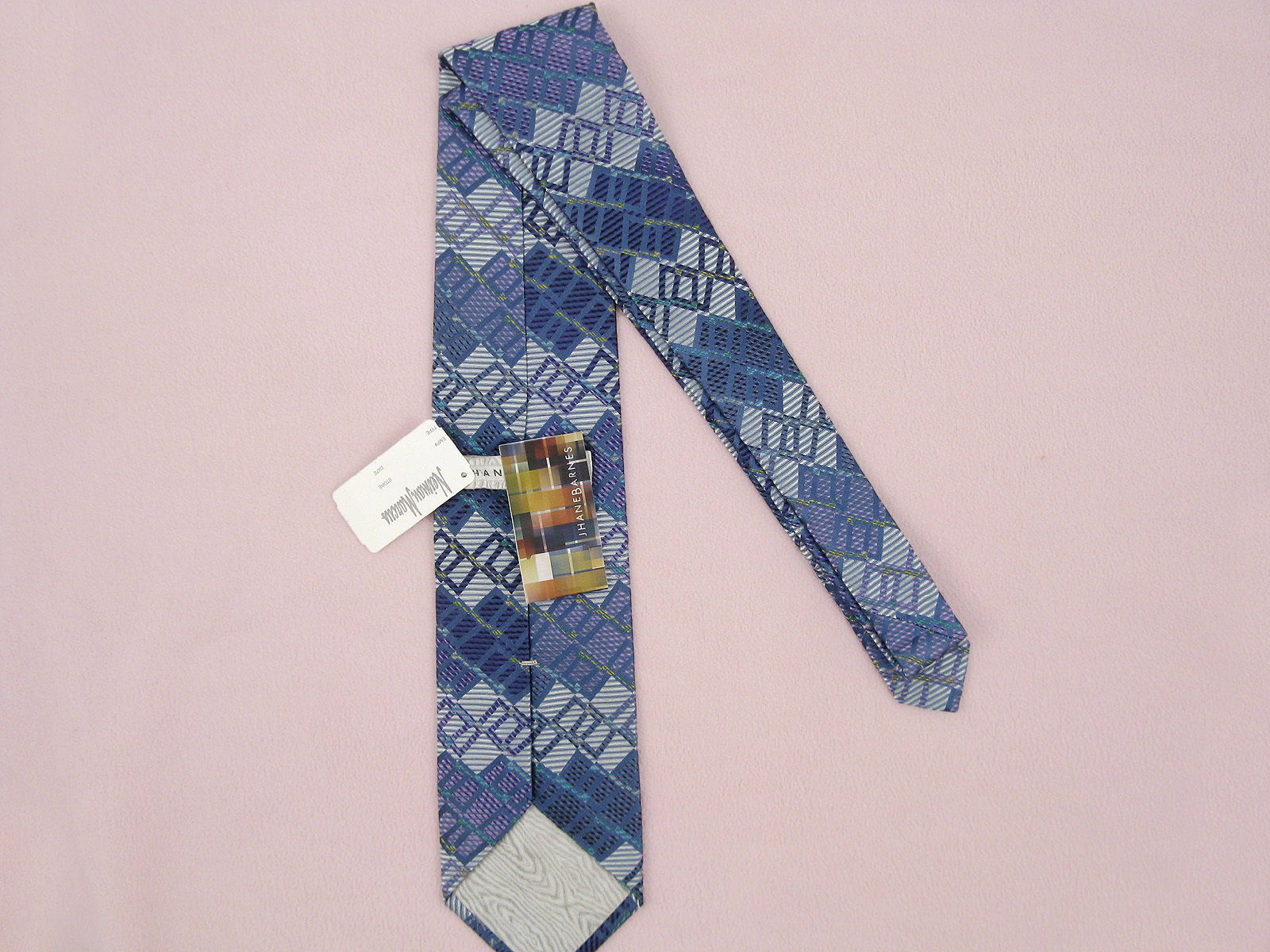 New Jhane Barnes Geometric Silk Tie Modern And Similar Items