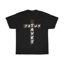 Jesus Saves crucifix Short Sleeve Tee - $20.00