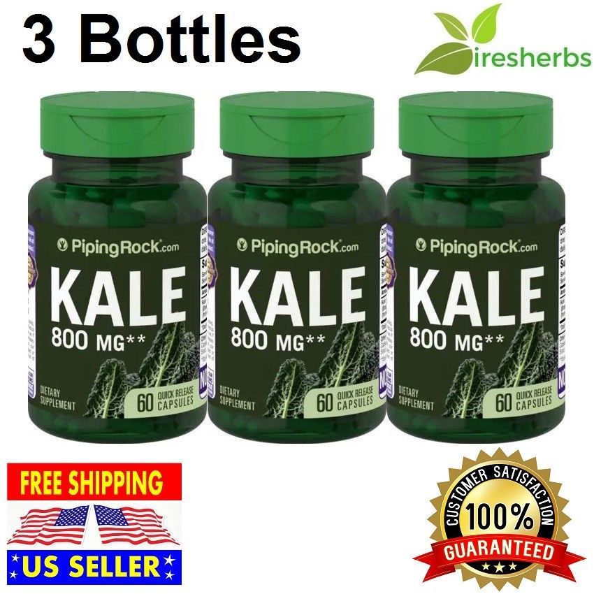 KALE EXTRACT 800 mg Help Lower Cholesterol PILLS DIETARY SUPPLEMENT 180