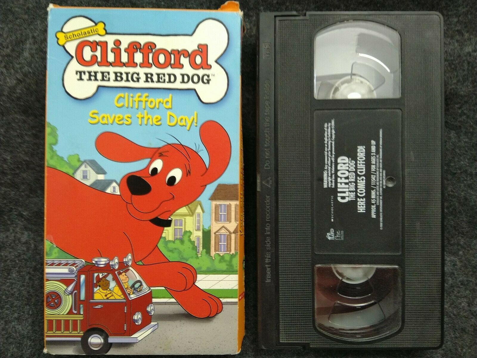 VHS Clifford the Big Red Dog - Clifford Saves The Day (VHS, 2001) - VHS ...