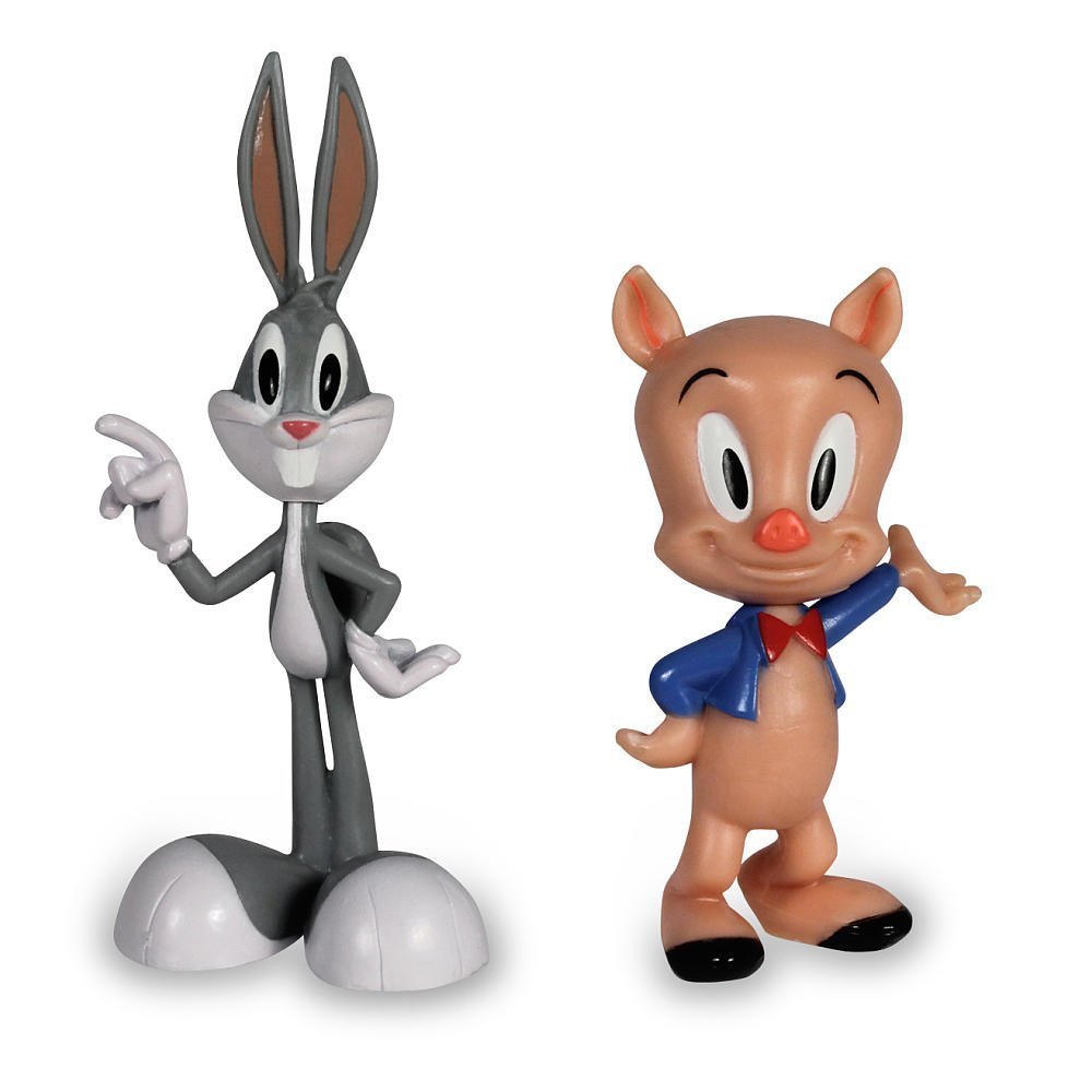 The Looney Tunes Show Figures, Bugs Bunny and Porky Pig, 2-Pack ...