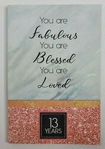 13 YEARS Personal Blank Notebook Journal Planner Notes Fabulous Blessed ... - $9.99