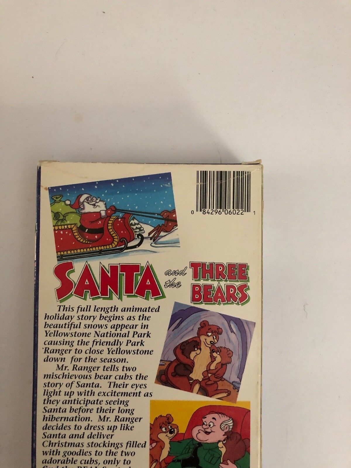 SANTA AND THE THREE BEARS(VHS 1991)VERY RARE VINTAGE COLLECTIBLE-SHIPS ...