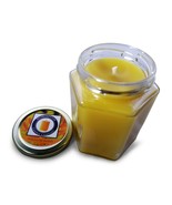 Honeysuckle Jasmine Scented 100 Percent  Beeswax Jar Candle, 12 oz - $27.00