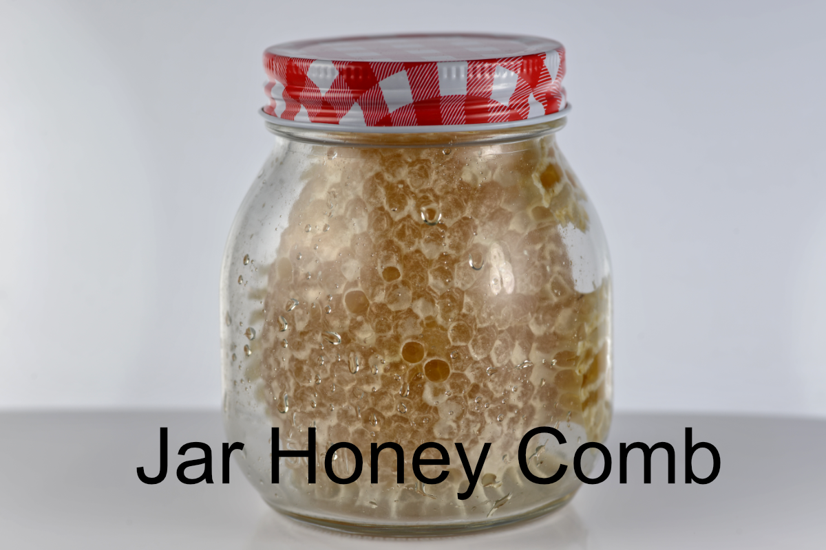 100 % PURE Natural Nectar HONEY | Organic Raw Honey | Jar Honeycomb HC-001 - $24.56