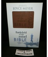 Battlefield of the Mind Bible Brown Euroluxe Fashion Edition Joyce Meyer - $71.24