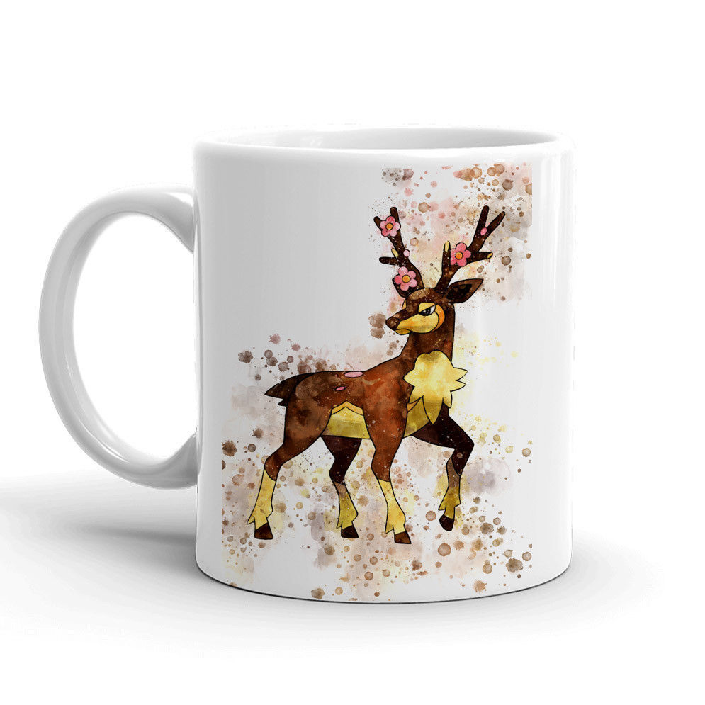 Sawsbuck Pokemon Mug 11oz. Ceramic Tea Cup Color Changing Anime Coffee