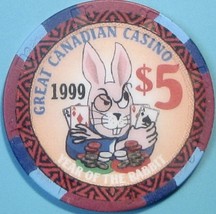 $5 Casino Chip. Great Canadian, Richmond, Canada. W99. - $6.50