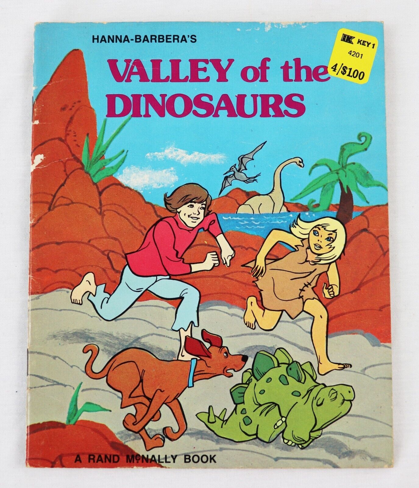 VINTAGE 1974 Rand McNally Hanna Barbera Valley of the Dinosaurs ...