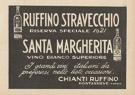 Z1429 RUFFINO Stravecchio - Pubblicità d&#39;epoca - 1928 Old advertising - $4.36