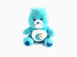 2003 Care Bears Plush Bedtime Bear Blue Stuffed Plush By Nanco  - $6.02