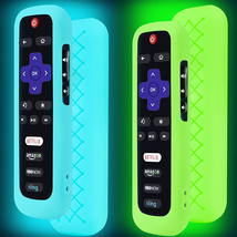 2 Pack Remote Case for Roku, Battery Cover for TCL Roku Smart TV Steaming Stick - $12.87