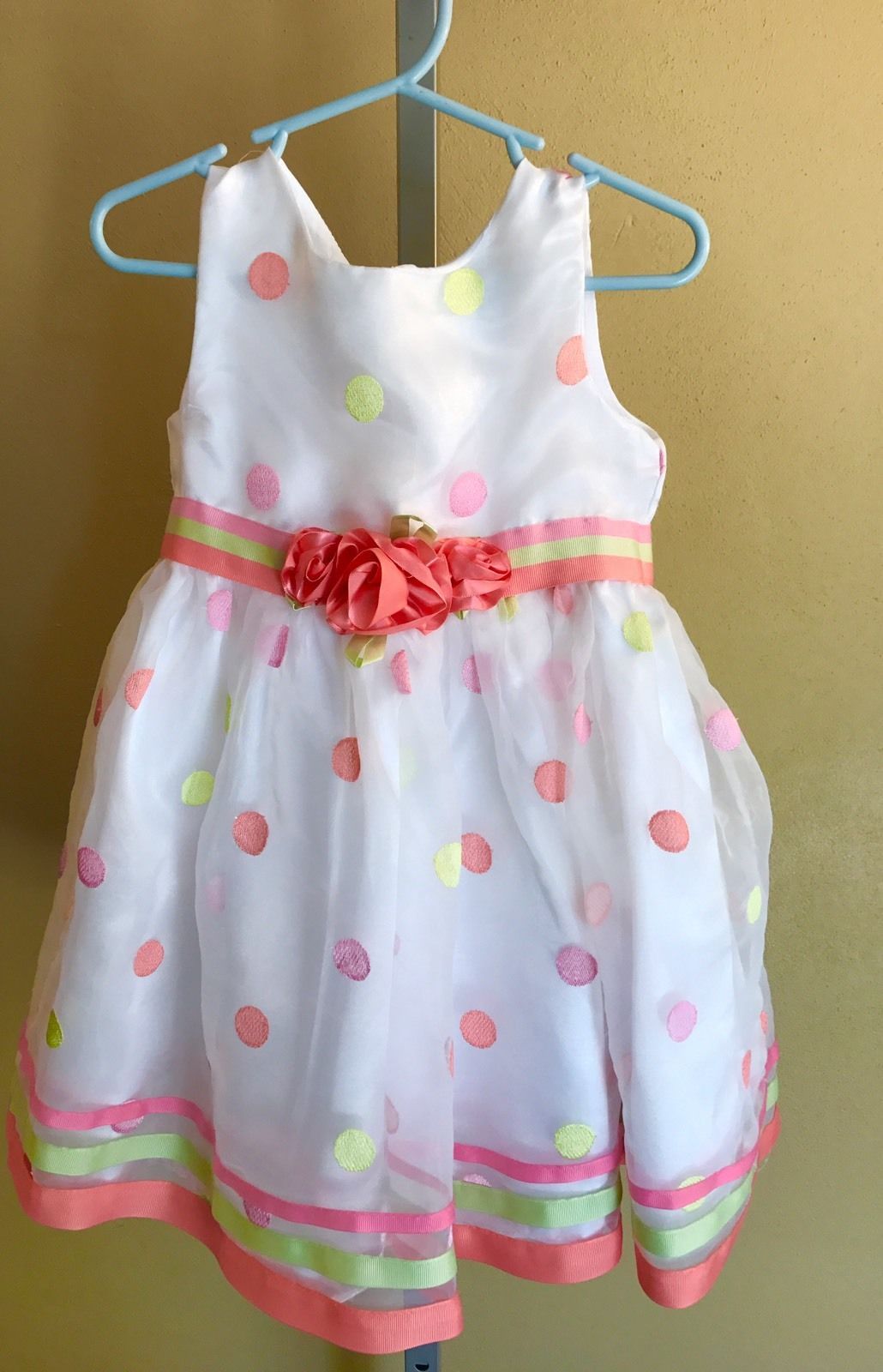 sweet heart rose toddler dress