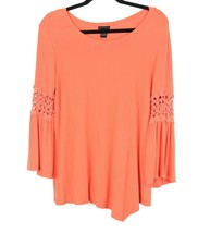 New Direction Women’s Dressy Orange Pullover Blouse Sz-Small - $15.83