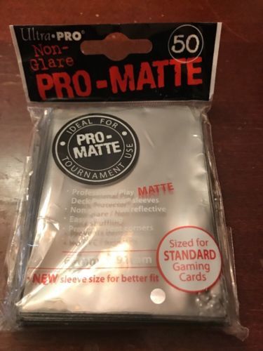 6 packs ELITE 480 BLACK BCW DECK GUARD GLOSSY