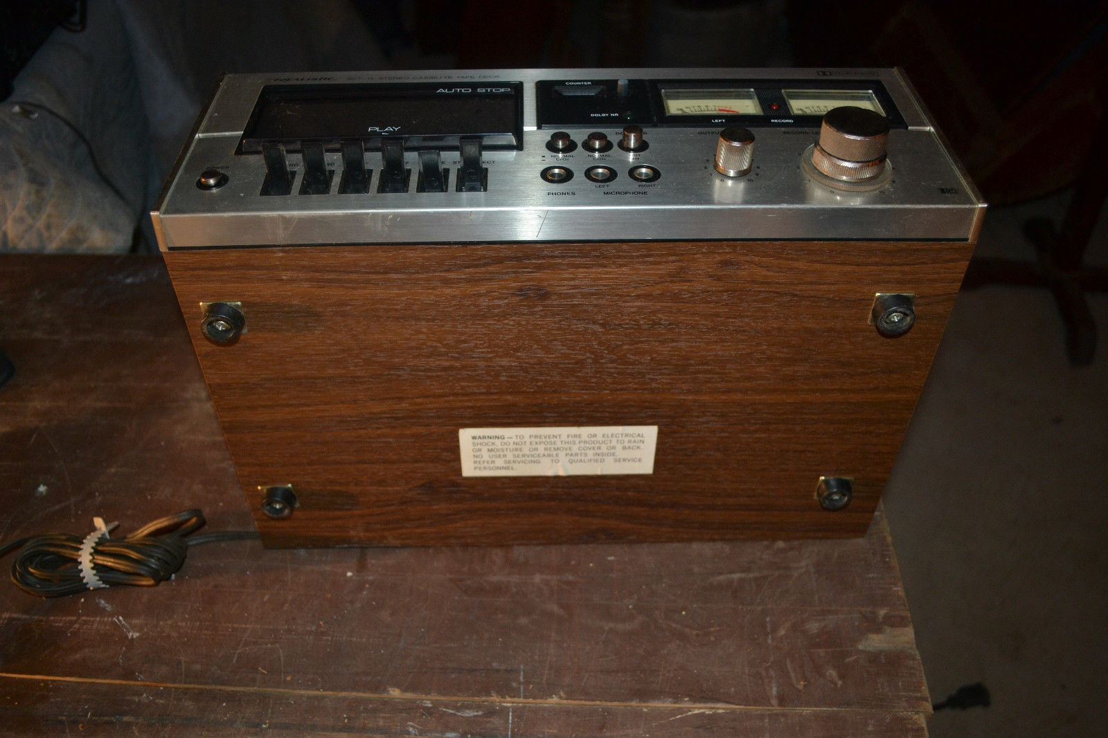 Realistic sct15 Stereo Cassette Tape Deck Vintage Vintage Cassette Decks